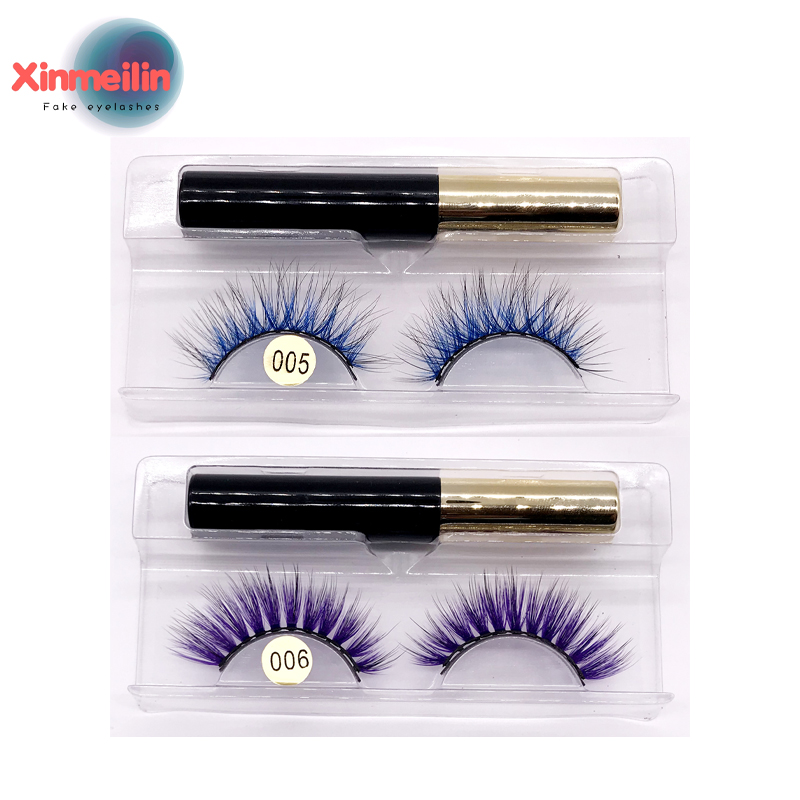 Eyelash Extension Eyeliner - 3D kolorowe magnetyczne rzęsy zestaw wodoodporny