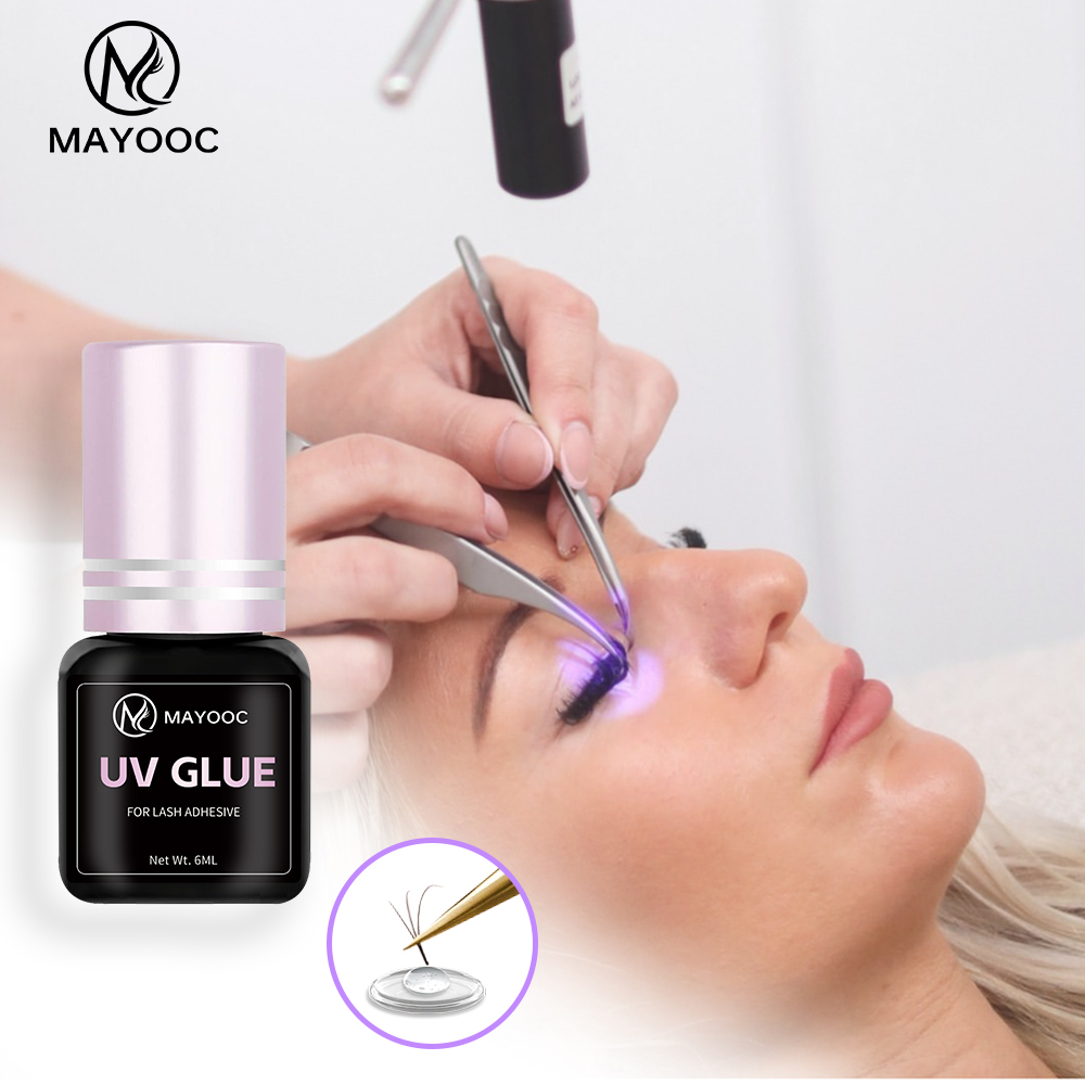 Eyelash Extension Uv - MAYOOC szybkoschnący 0.1S UV klej do