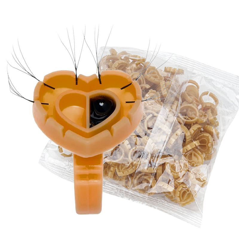 Eyelash Extension Glue - 500 szt. Pierścieni na klej do