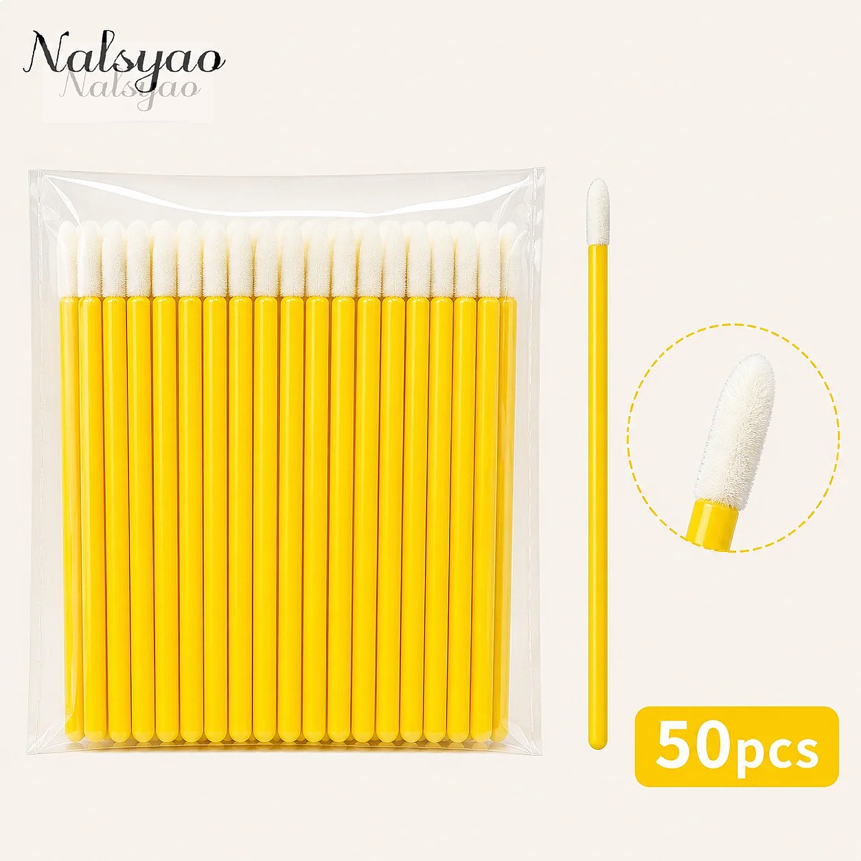 Eyelash Extension Eyeliner - 50/500 szt. jednorazowych aplikatorów do tuszu