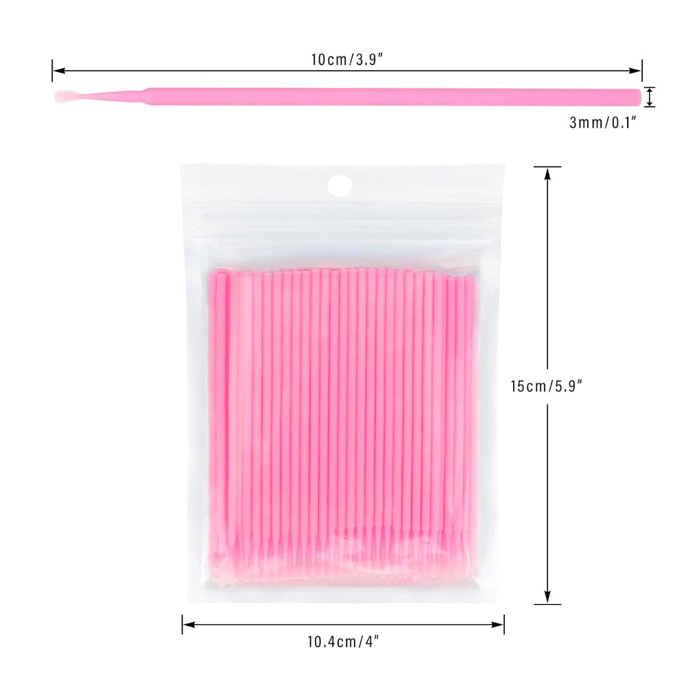 Eyelash Extension Eyelash - 500 sztuk jednorazowych mikro-wacików z bawełny,