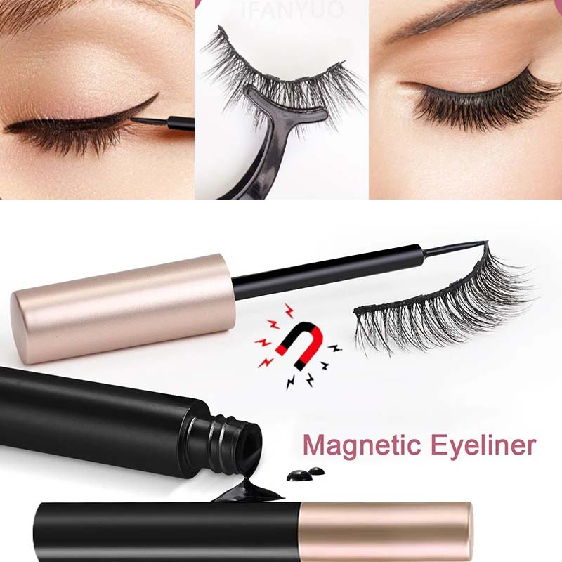 Eyelash Extension Eyeliner - 1/2 szt. Czarny Magnetyczny Eyeliner Klej