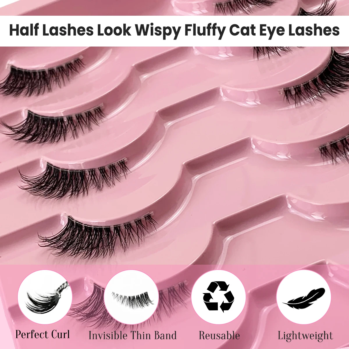 AMSDCN 10 par syntetycznych rz – Eyelash Extension Medium recenzja i cena