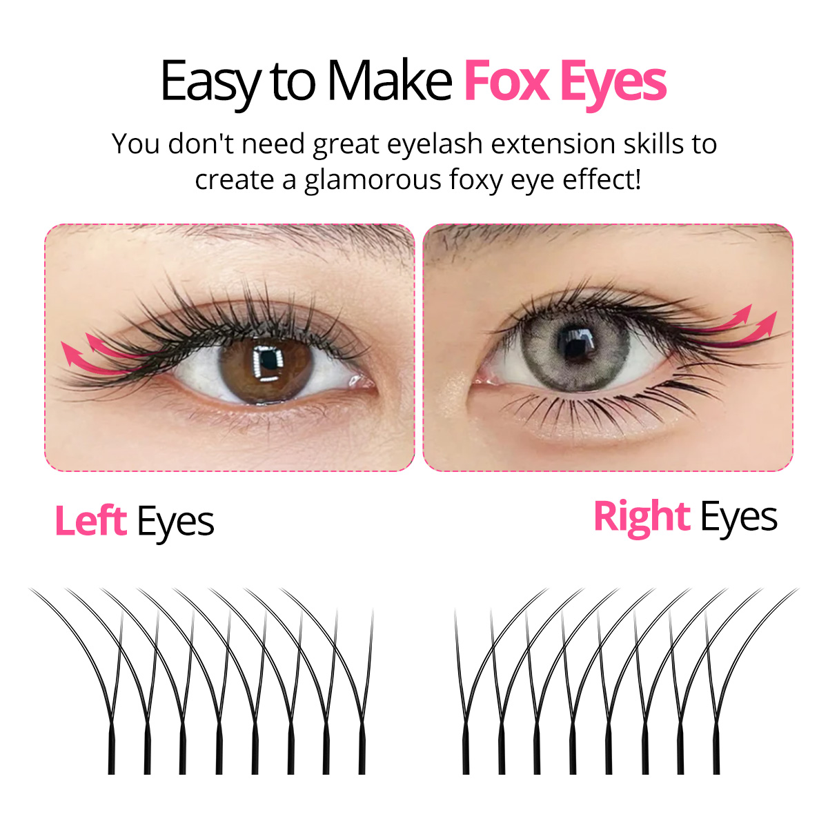 ARISON Fox YY Rzęsy o Różnych  – Eyelash Extension Y Shape recenzja i cena