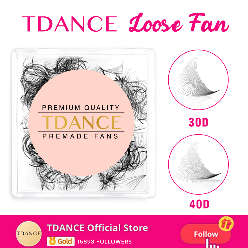 TDANCE 30D/40D luźne wachlarze – Eyelash Extension Medium recenzja i cena