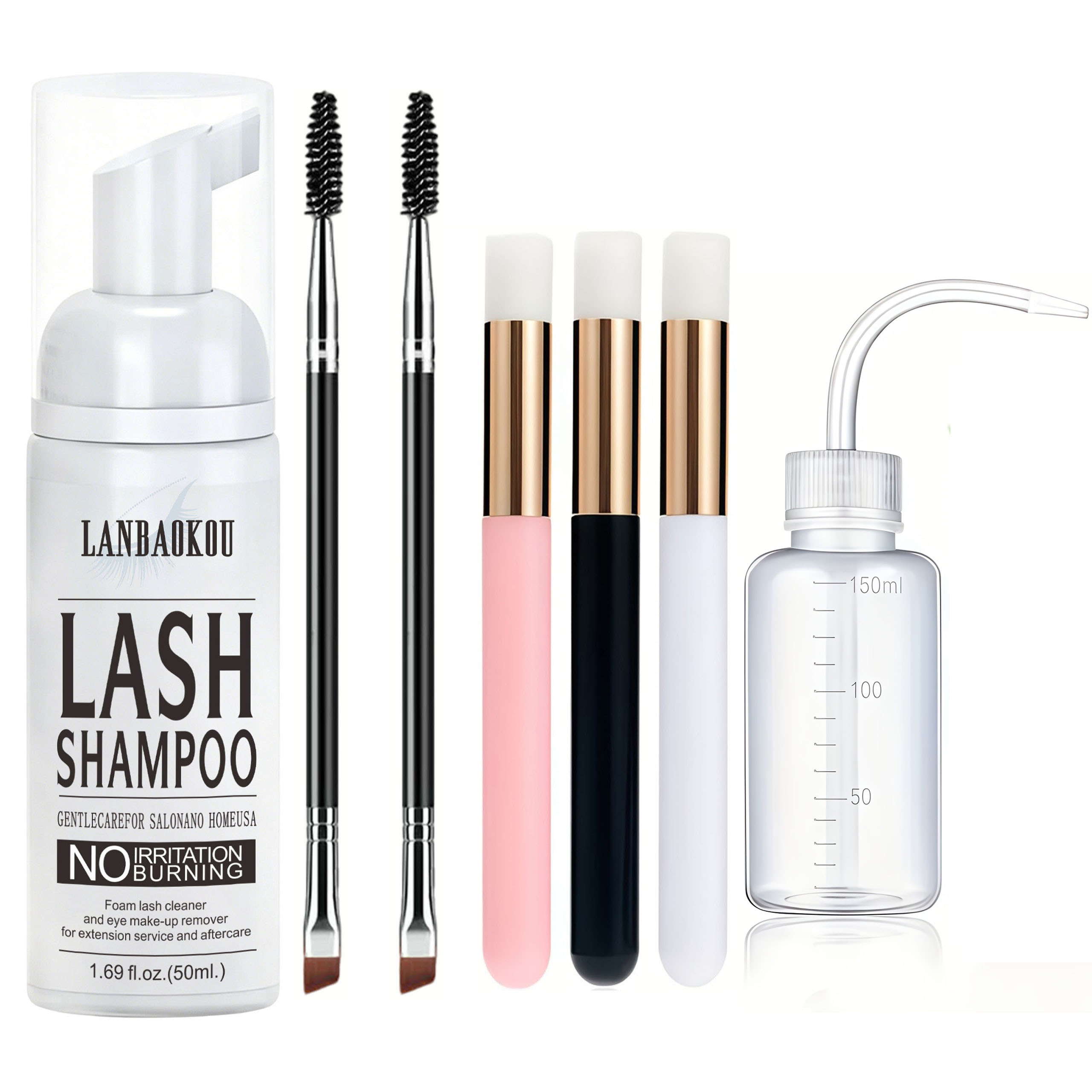 Szampon do rzęs 50ML + Szczote – Eyelash Extension Wash recenzja i cena