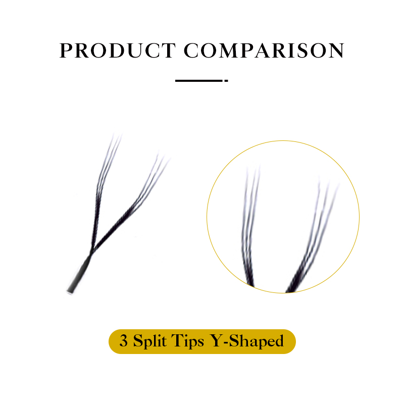 DeceMars 3 Split Tips Przedłuż – Eyelash Extension Y Shape recenzja i cena