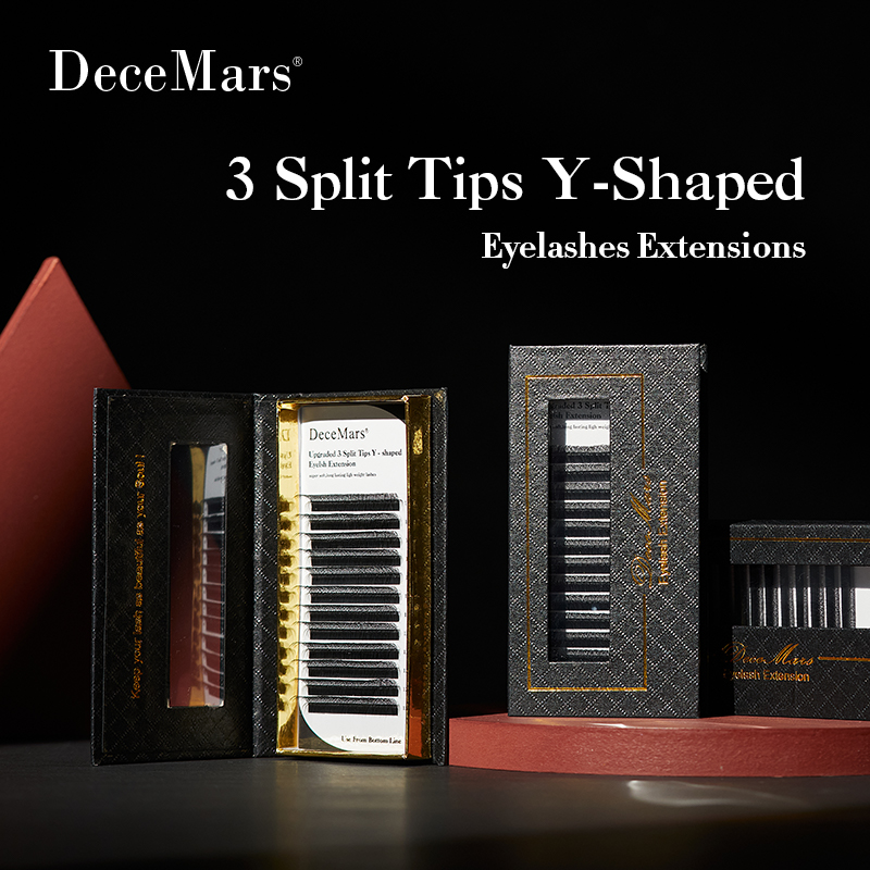 DeceMars 3 Split Tips Przedłuż – Eyelash Extension Y Shape recenzja i cena
