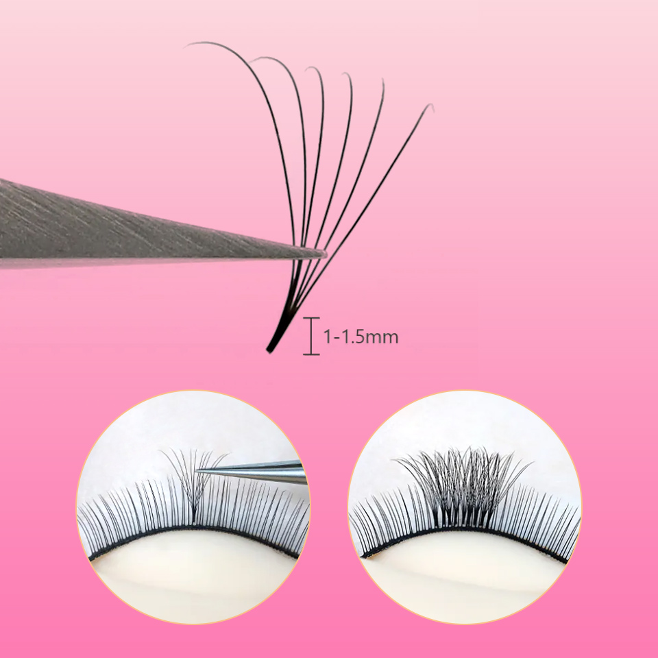 Lashprofessor 3D-40D Kępki Luź – Eyelash Extension Medium recenzja i cena