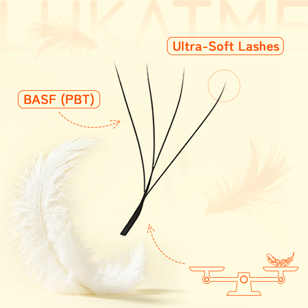 10 SZT./ZESTAW LUKATME Gotowe  – Eyelash Extension Y Shape recenzja i cena