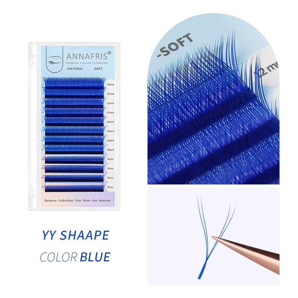 ANNAFRIS C/D Curl YY Lashes Ko – Eyelash Extension Y Shape recenzja i cena
