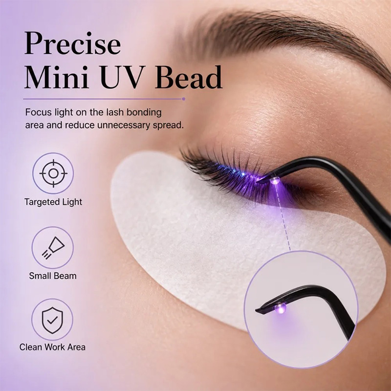 Mini lampa UV do rzęs z pęsetą – Eyelash Extension Uv recenzja i cena